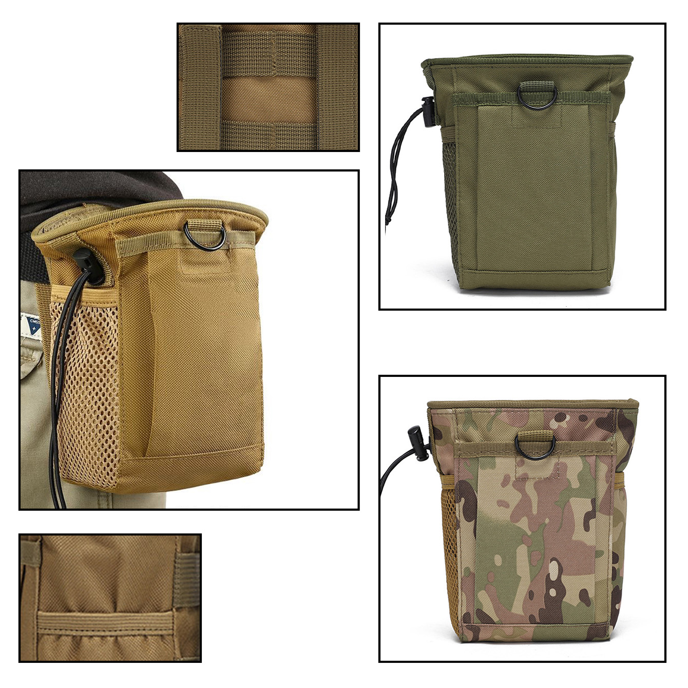 Outdoor Hunting Belt - 3-5L Camouflage MOLLE Tasche recycelbare Training