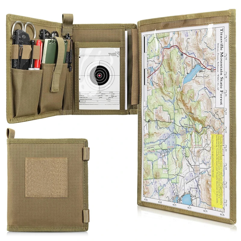 Outdoor Hunting Maps - Taktische Karten-Aufbewahrungstasche Kartenhalter Faltbare Kleinteile-Tasche EDC