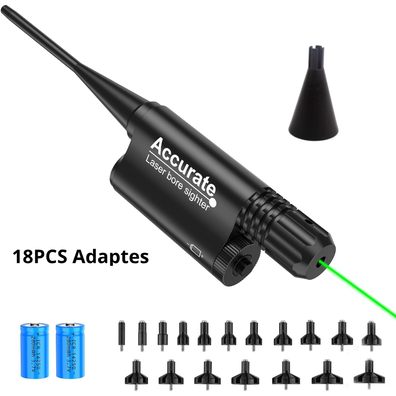 Laser Boresighter Kit - Universelles Laser-Bore-Sight-Kit mit stabilem Mittelgerät, Pistole,
