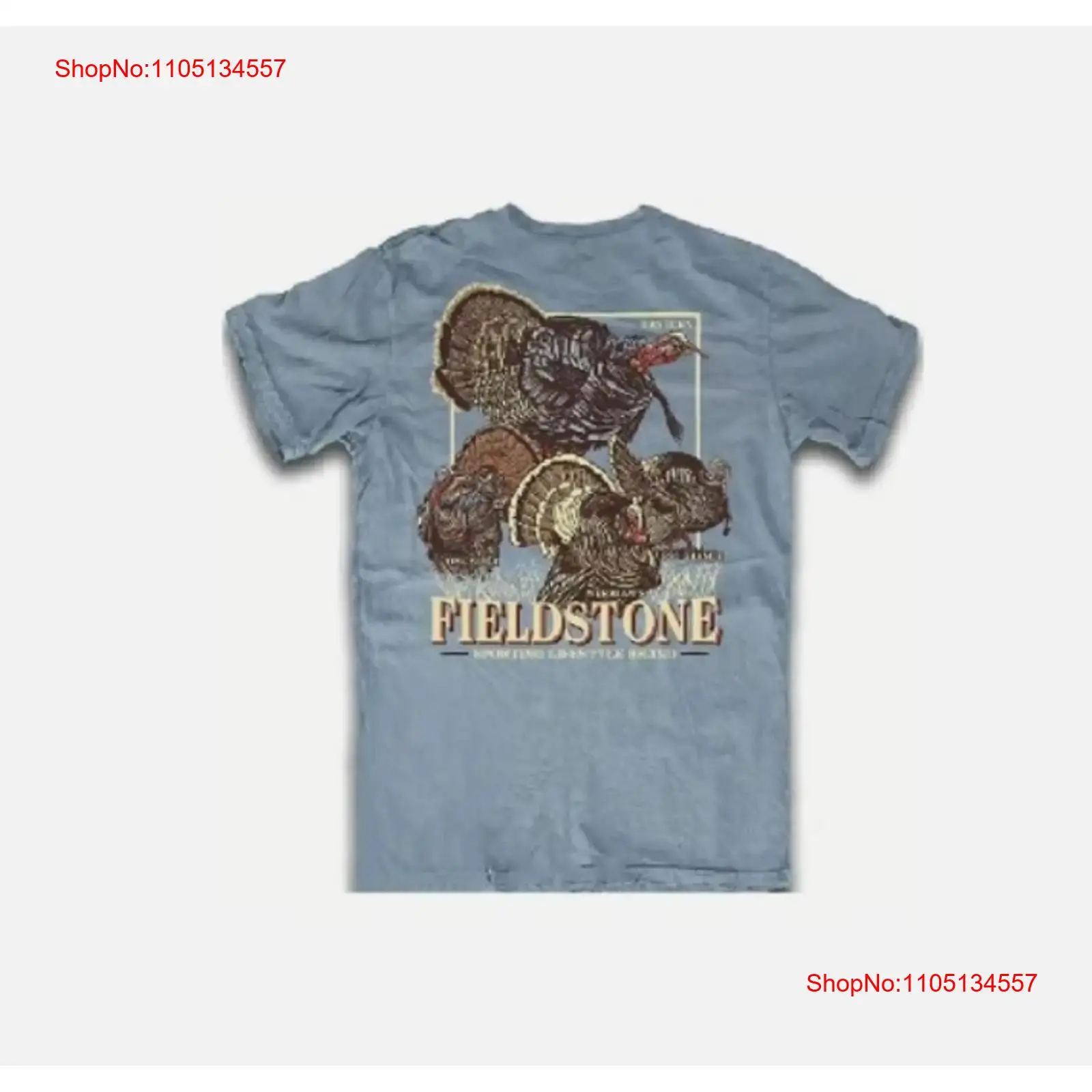 Wildman Hunting & Outdoor Nelspruit - Fieldstone Türkei Jagd-T-Shirt Grand Slam Wild