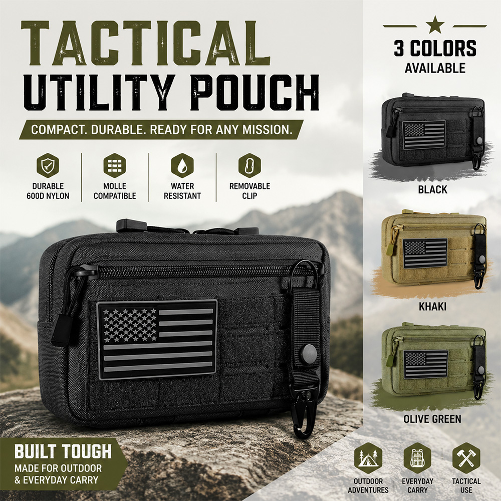 Outdoor Hunting Kit - Taktische Molle EDC-Tasche, Outdoor-Erste-Hilfe-Tasche, kompakte Hüfttasche,