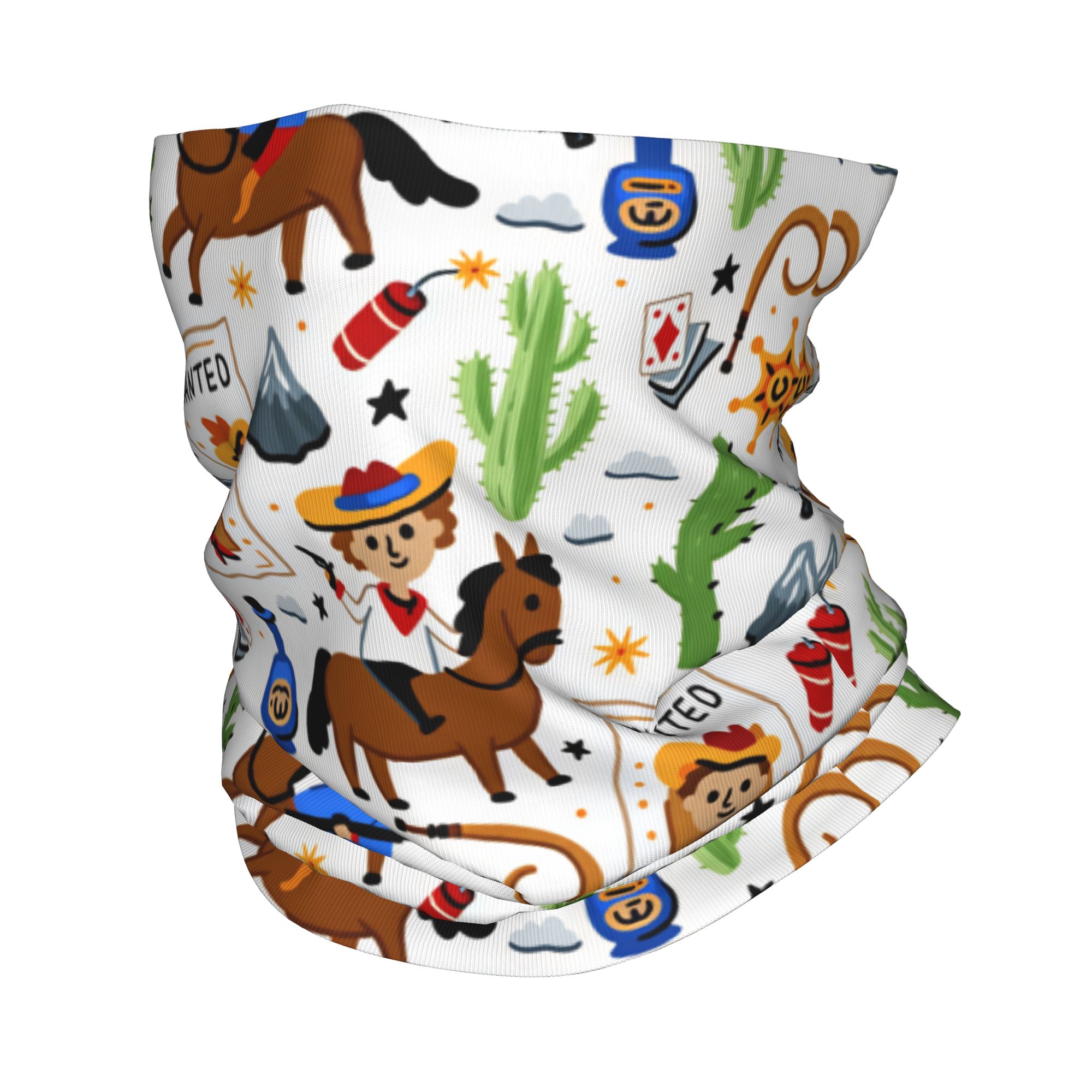 Outdoor Hunting And Fishing - Cartoon Kinder Western Cowboy Sturmhaube Jagd