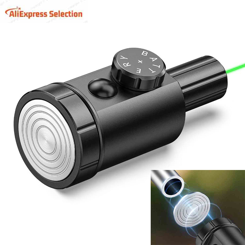 Laser Boresighter Kit - Magnetisches Bohrungsvisier, grünes Laser-Bohrungsvisier-Set, mehrere Kaliber,