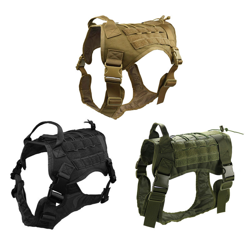 Outdoor Hunting Dogs - Hund Einstellbare Weste Harness Set Im
