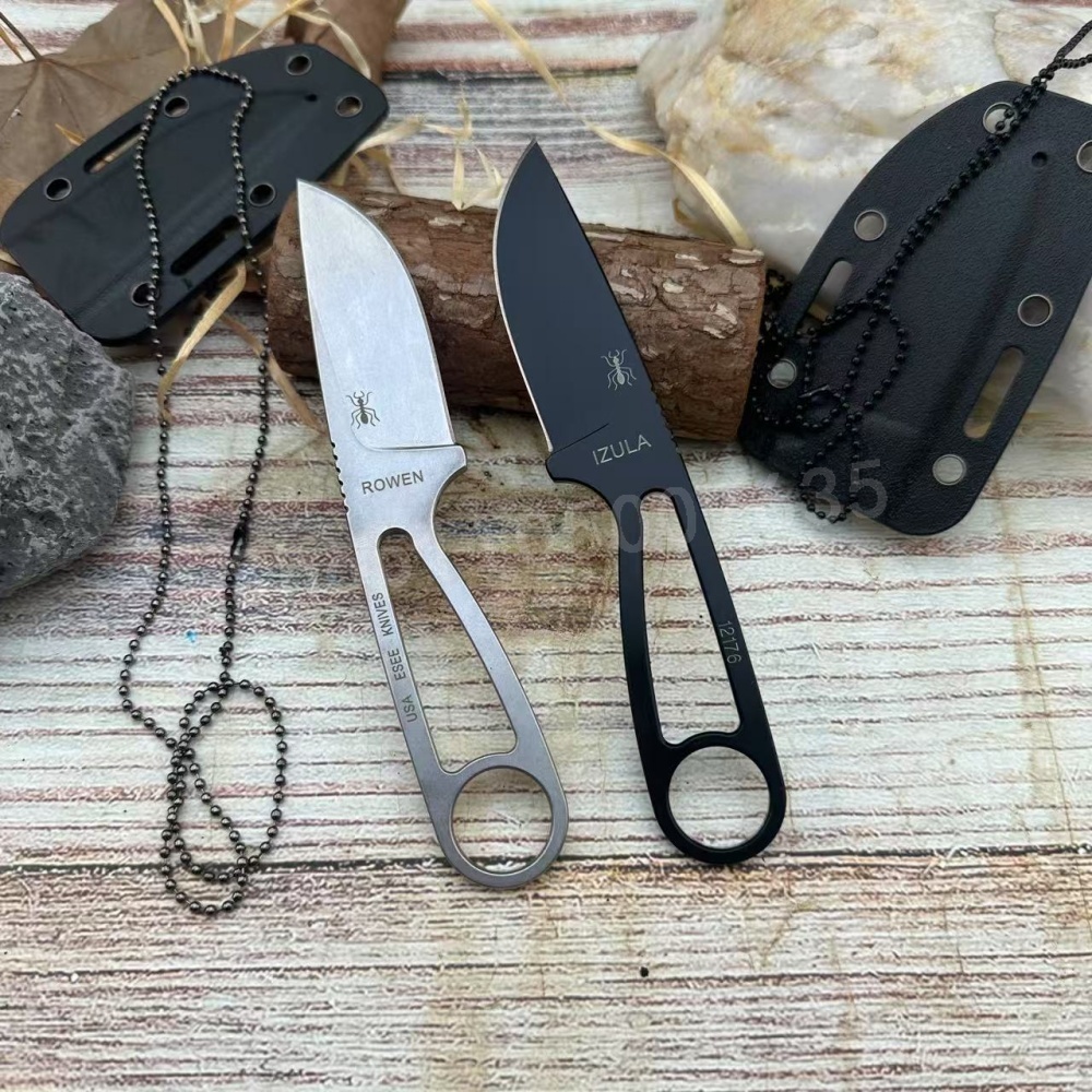 Knife Hunting Fixed Blade - IZULA Hochfestes gerades Messer D2 Stahlbehandlung