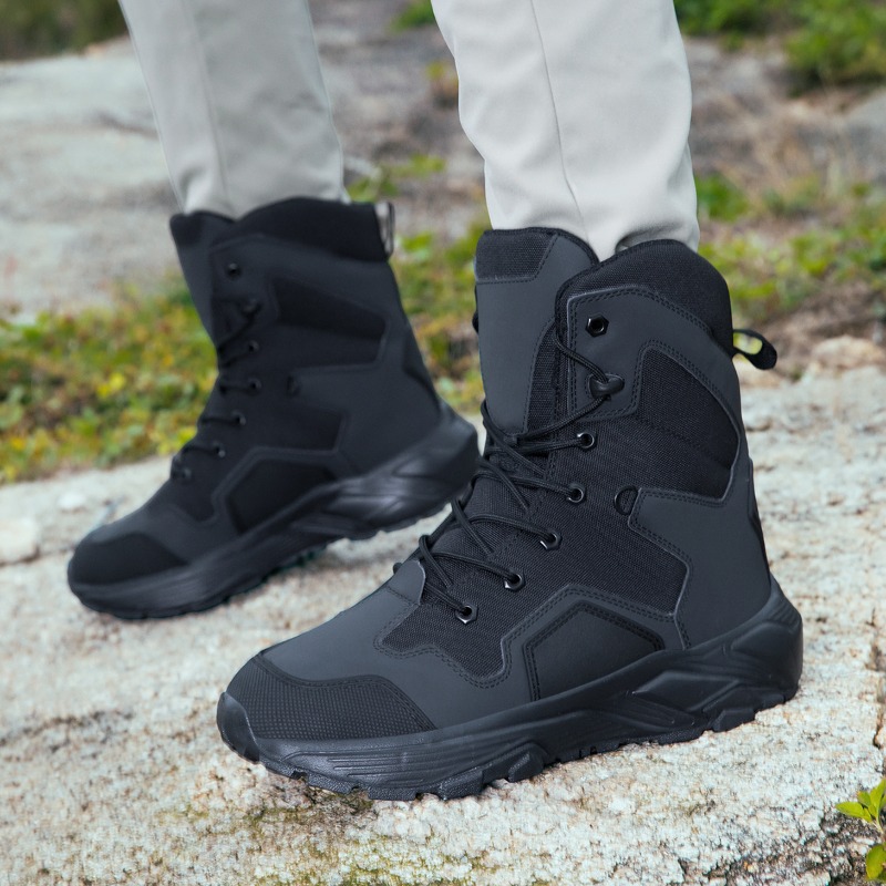 Wildman Hunting & Outdoor Nelspruit - Herren Taktische Stiefel mit Schnürung, Robuste