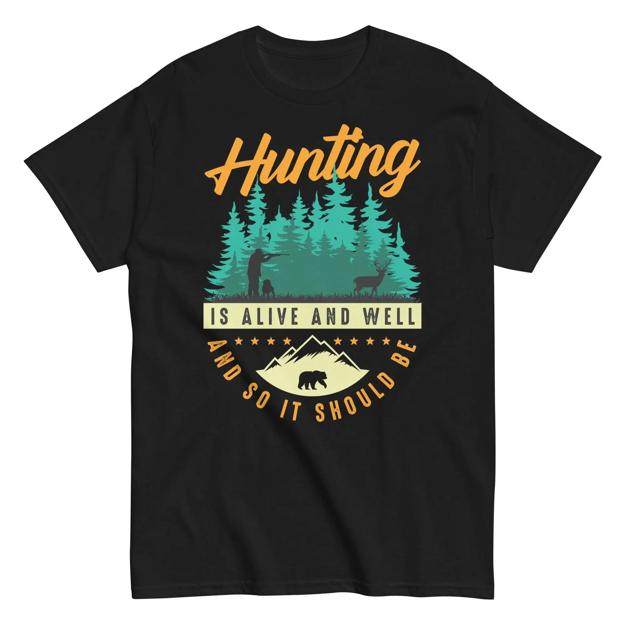 Wildman Hunting & Outdoor Nelspruit - Ich Sollte Jagen gehen T-Shirt Hirsch