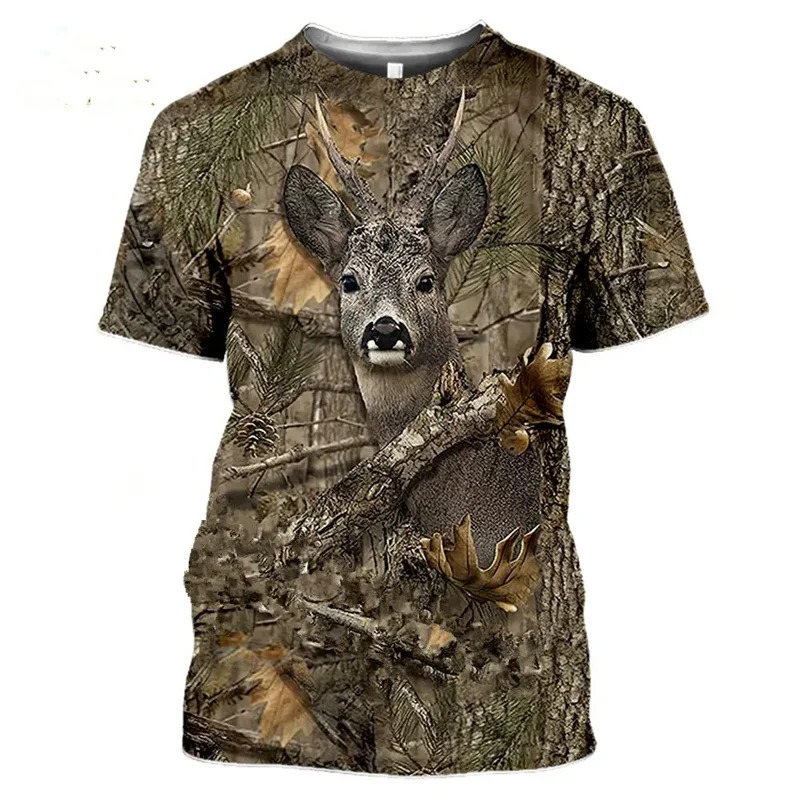Wildman Hunting & Outdoor Nelspruit - 2026 Tarnmuster Jagd Wildschwein 3D T-Shirt