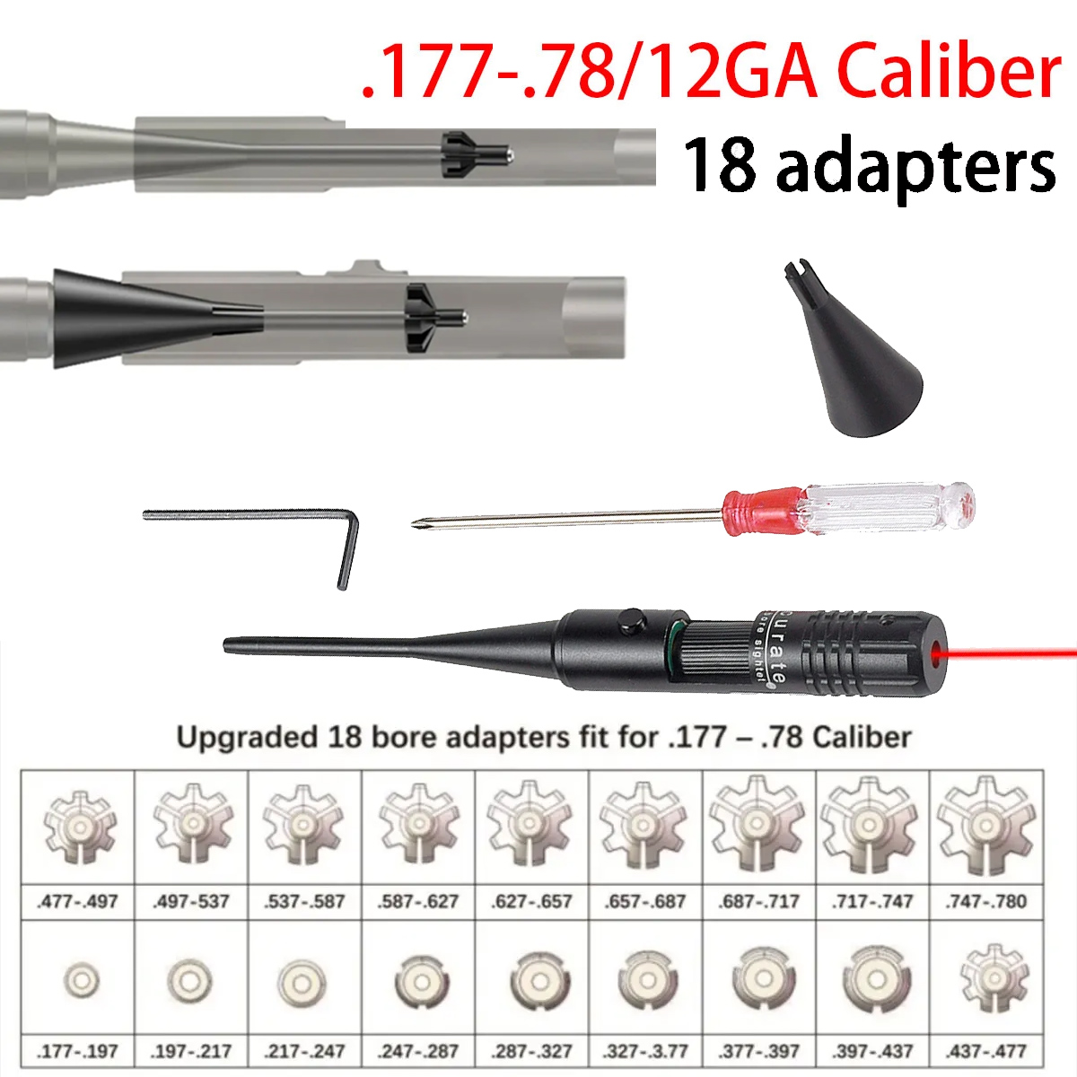 Grün Rot Laser Bore Sight Kit  – Laser Boresighter Kit Bewertung und Preis