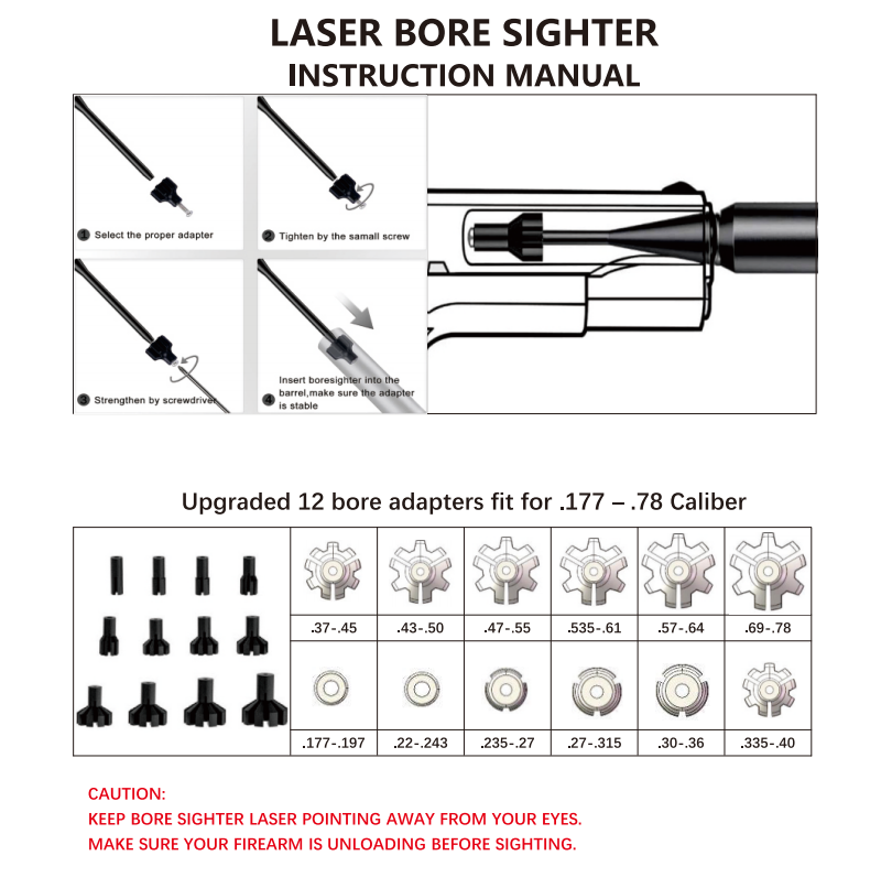 Bore Sight Kit 12Adpaters Lase – Laser Boresighter Kit Bewertung und Preis
