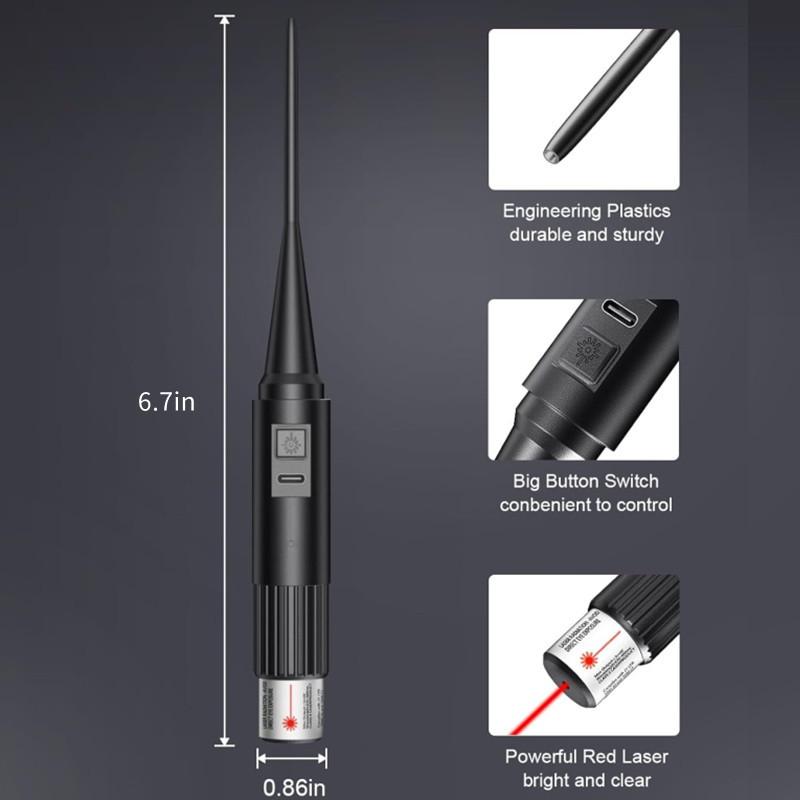 Wiederaufladbare Laser-Bore-Si – Laser Boresighter Kit Bewertung und Preis
