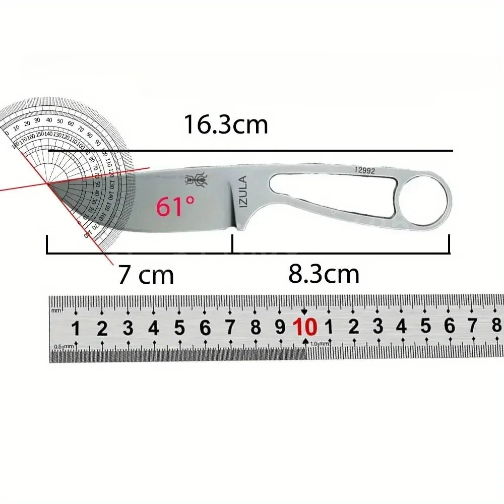 IZULA Hochfestes gerades Messe – Knife Hunting Fixed Blade Bewertung und Preis