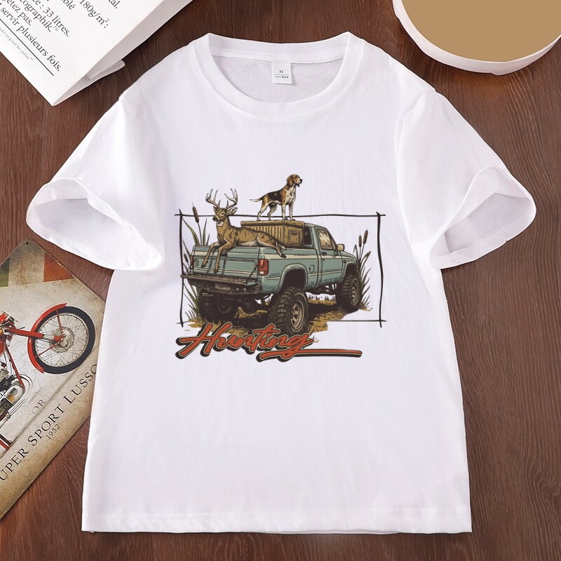 Jagd-T-Shirt Hirschjagd-T-Shir – Outdoor Hunting Dogs Bewertung und Preis