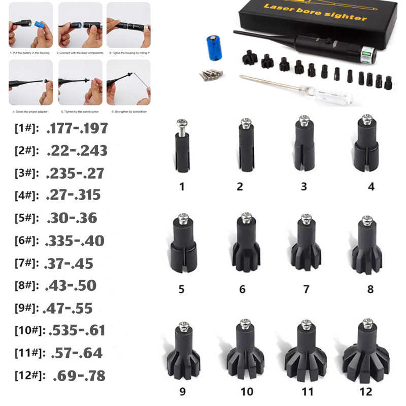 Taktisches Laser-Boresighter-S – Laser Boresighter Kit Bewertung und Preis